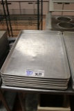 Aluminum full size sheet pans