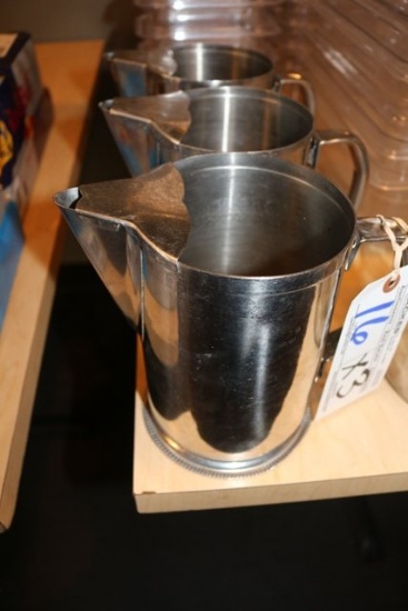 Stainless water pitchers