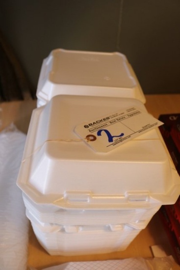 Dinner styro containers