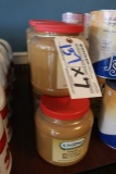 Jars of peanut butter