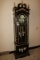 Ornate Oriental 8' tall clock - some tarnishing on interior parts