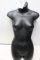 3 black plastic 1/2 haning torso molds