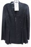 JSS Knitwear size M - black - jacket & skirt - $950 retail