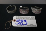 3 bracelets