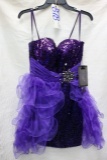 Bustier Dress Sz 6 Purple