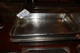 4 Stainless full size pans