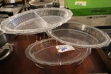 Acrylic 3 tier relish tray