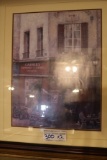 2 Restaurant building framed wall pictures