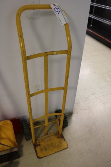 Yellow 2 wheel cart