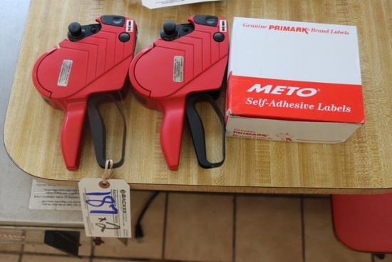 2 Prime mark marking guns w/ labels
