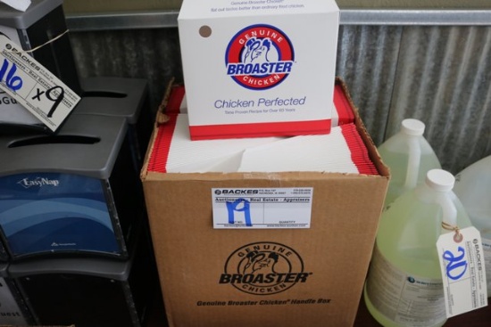 Case Broaster chicken carryout boxes