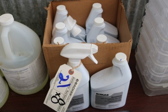 8 Quart bottles stainless steel polish / cleaner