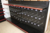 8' Lozier black wall shelving 54