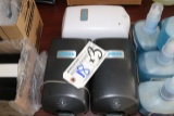 3 Soap dispensers w/ 7 bottles hand soap
