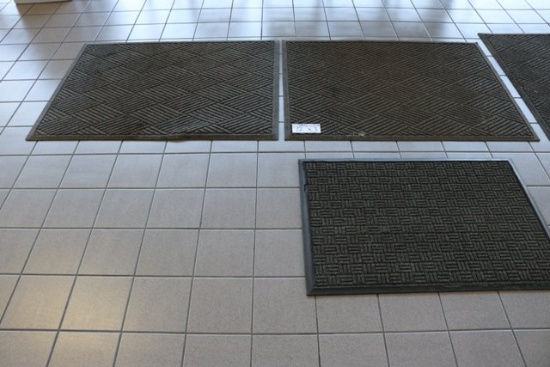 3 misc floor rugs