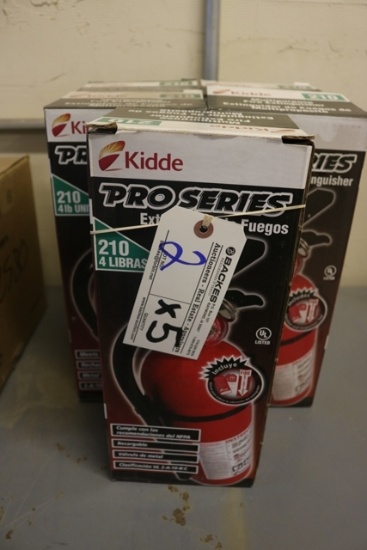 Times 5 - Kiddee Pro Series model 210 fire extinguishers