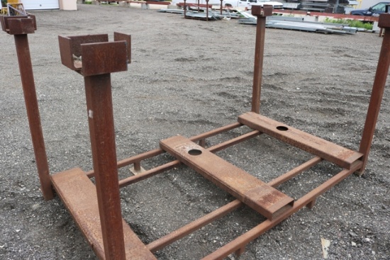 4' x 8' steel pallet rack