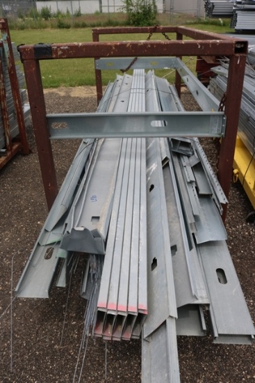 Steel pallet with galvanized framing