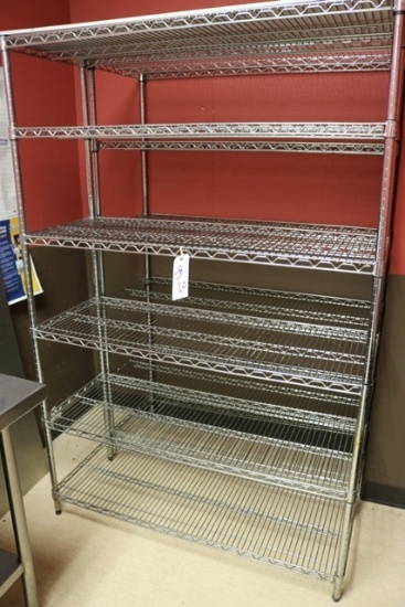 Times 2 - 18" x 48" chrome racks