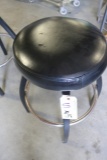 Times 15 - heavy duty metal framed bar stools - as is - knicks and tears