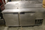 Beverage Air DP67 refrigerated prep table - as is - not cooling