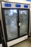 True GSM-49F glass 2 door freezer - nice