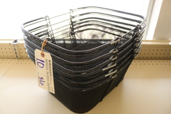 Times 6 - black shopping baskets