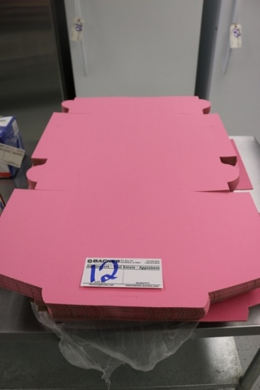 Pink 9 x 9 x 5 Dessert boxes