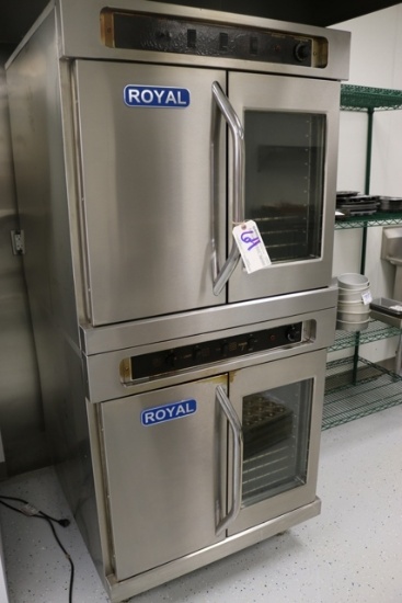 Royal Electric double stack convection oven model RECO-2, 3 phase