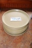 Times 24 - Round tan service trays - 13