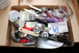 Box of miscellaneous kitchen small wares - to go