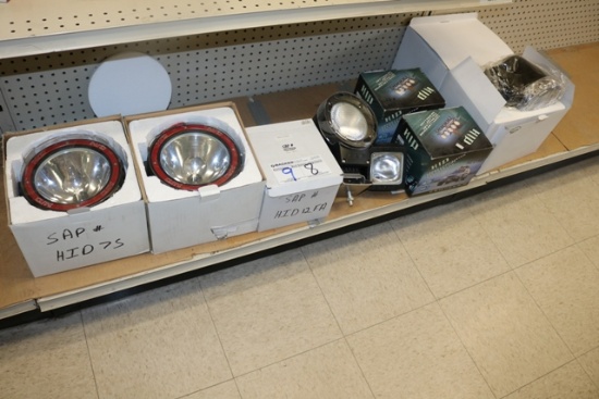 Assorted row bar lights (8 pieces) - sales tax applies