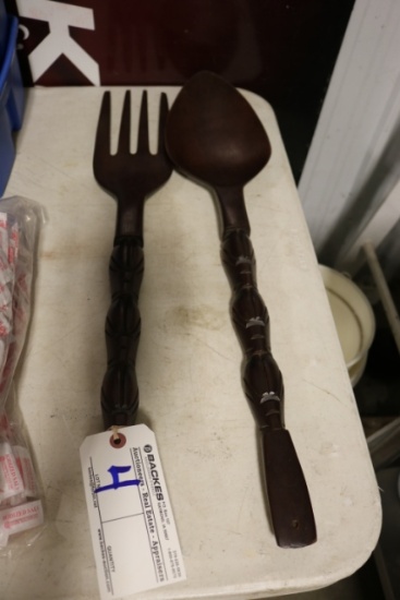 Wooden Fork & Spoon