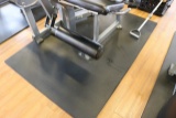 4’ x 6’ x ½” thick rubber floor mats - under Life Fitness muscle machines -