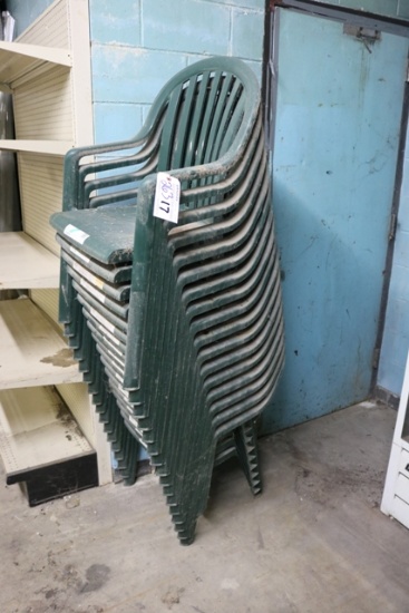 Times 17 green patio chairs