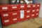 Anderson Metals inventory cabinet with brass fittings