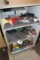 Wood cabinet with inventory to go