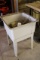Plastic sink with parts