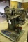 Brown & Sharpe No.1 horizontal belt drive mill w/ 6 ½” x 33” T-slot table,