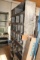 Pine multi bin cabinet - as is