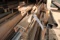 Row of New/old steel inventory