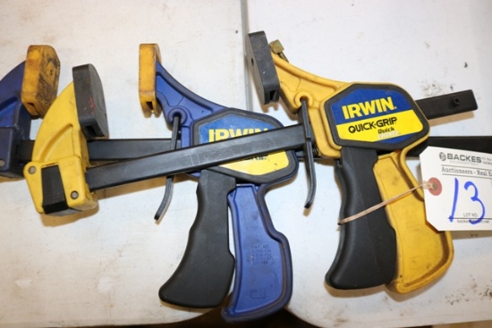 Times 2 - Irwin quick grip clamps