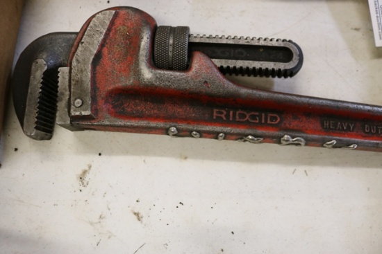 Rigid 24" pipe wrench