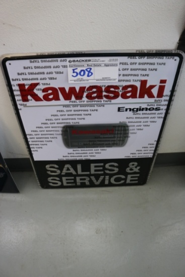 Kawasaki engine wall tin