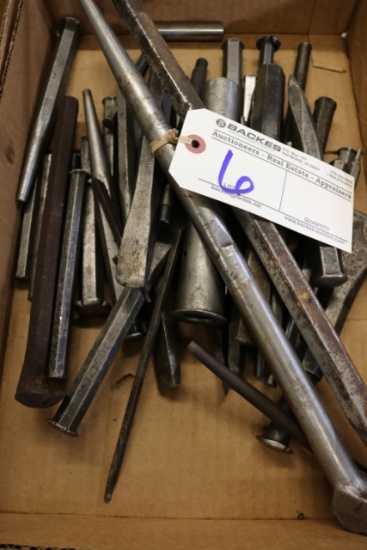 Flat of chisels & punches