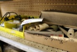 Shelf to go - sandpaper & parts