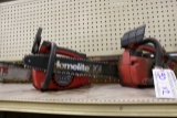 Times 2 - Homelite Little Red XL & Classic 200 chainsaws