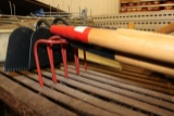 Times 4 - 2) hoes & 2) 4 tier rakes