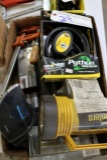 Fla of misc tools - lights/clamps/locking cable