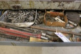 Drawer of drill bits and misc
